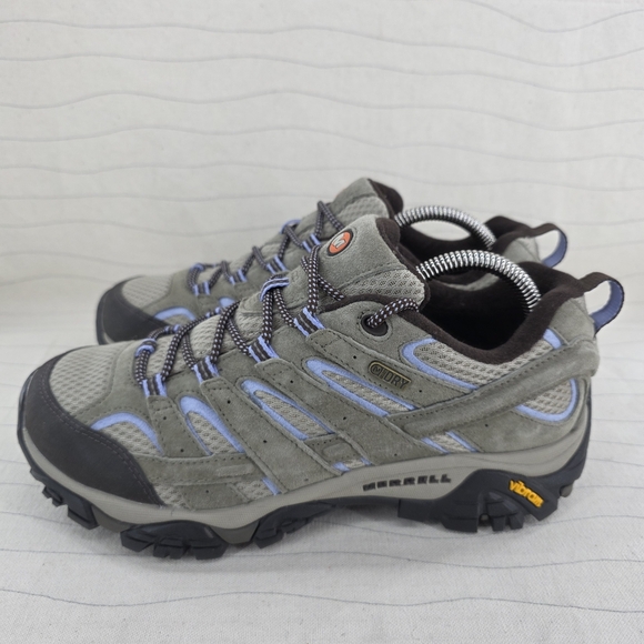Merrell Womens Moab 2 Dusty Olive Waterproof Hiking Shoes J06030W Size 8.5 - Picture 2 of 11